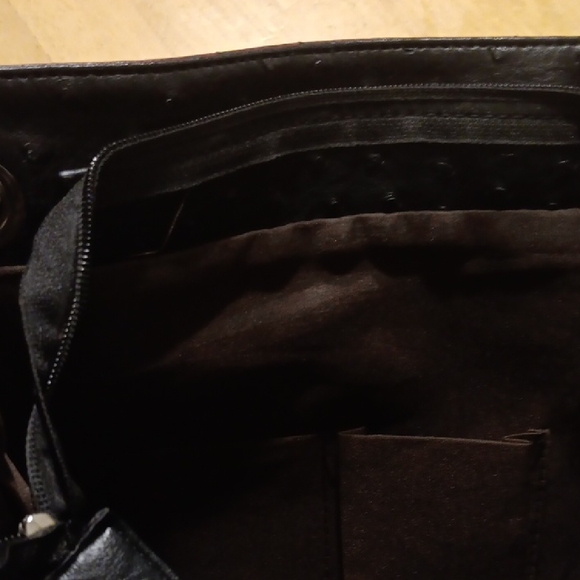 Tory Burch Burgandy/Plum Tote Bag Pristine Condition - Picture 8 of 11